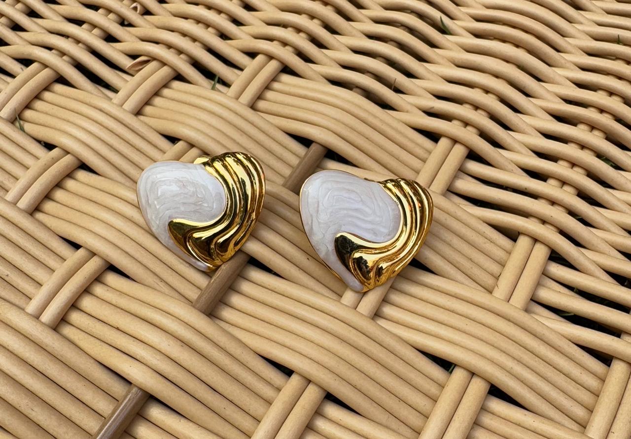 Sculptural Art Deco Earrings