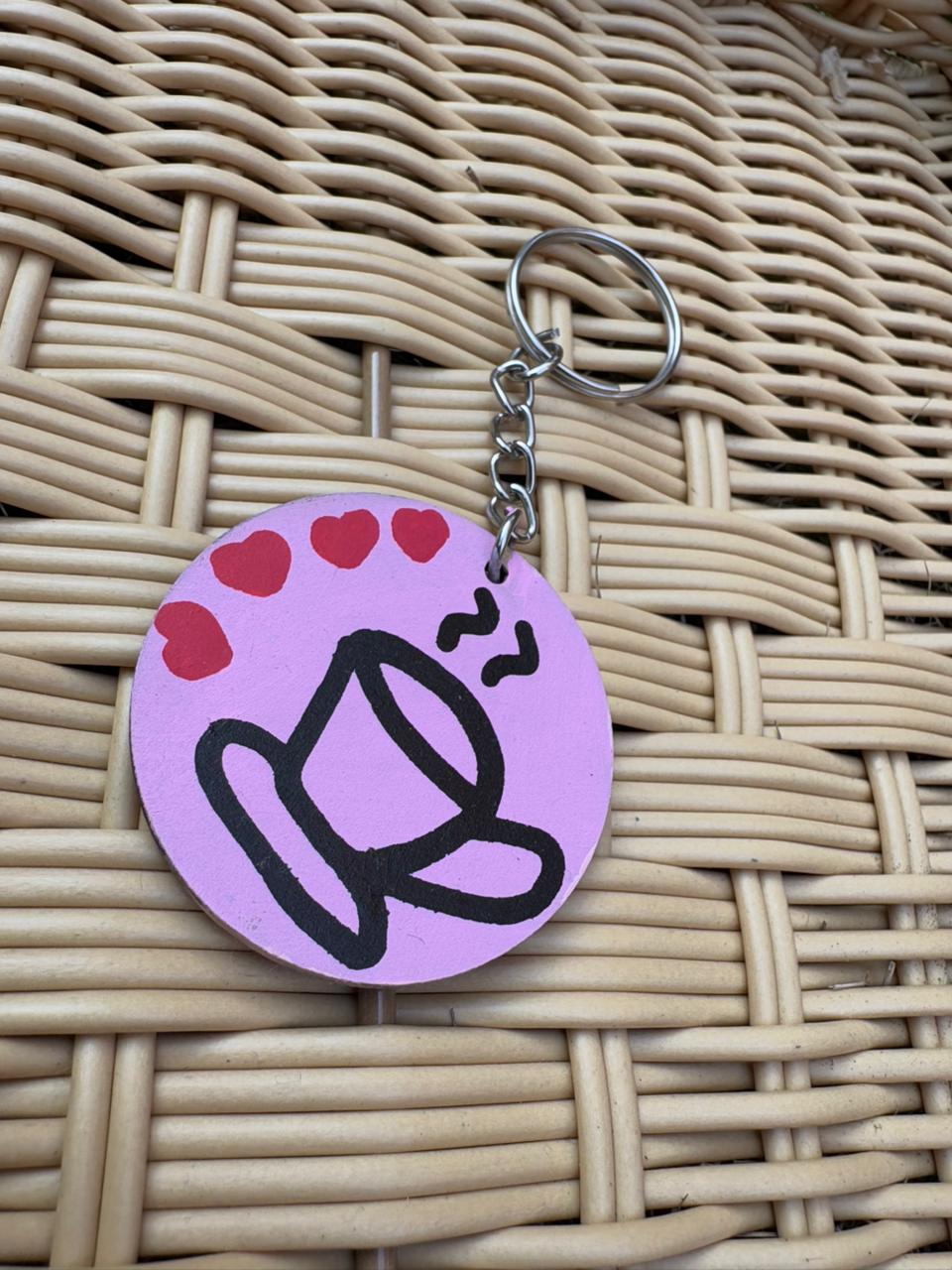 Handmade Cup Keychain