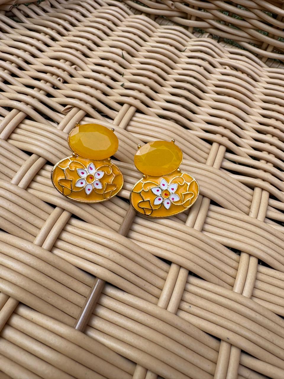Meenakari Artisan Earrings
