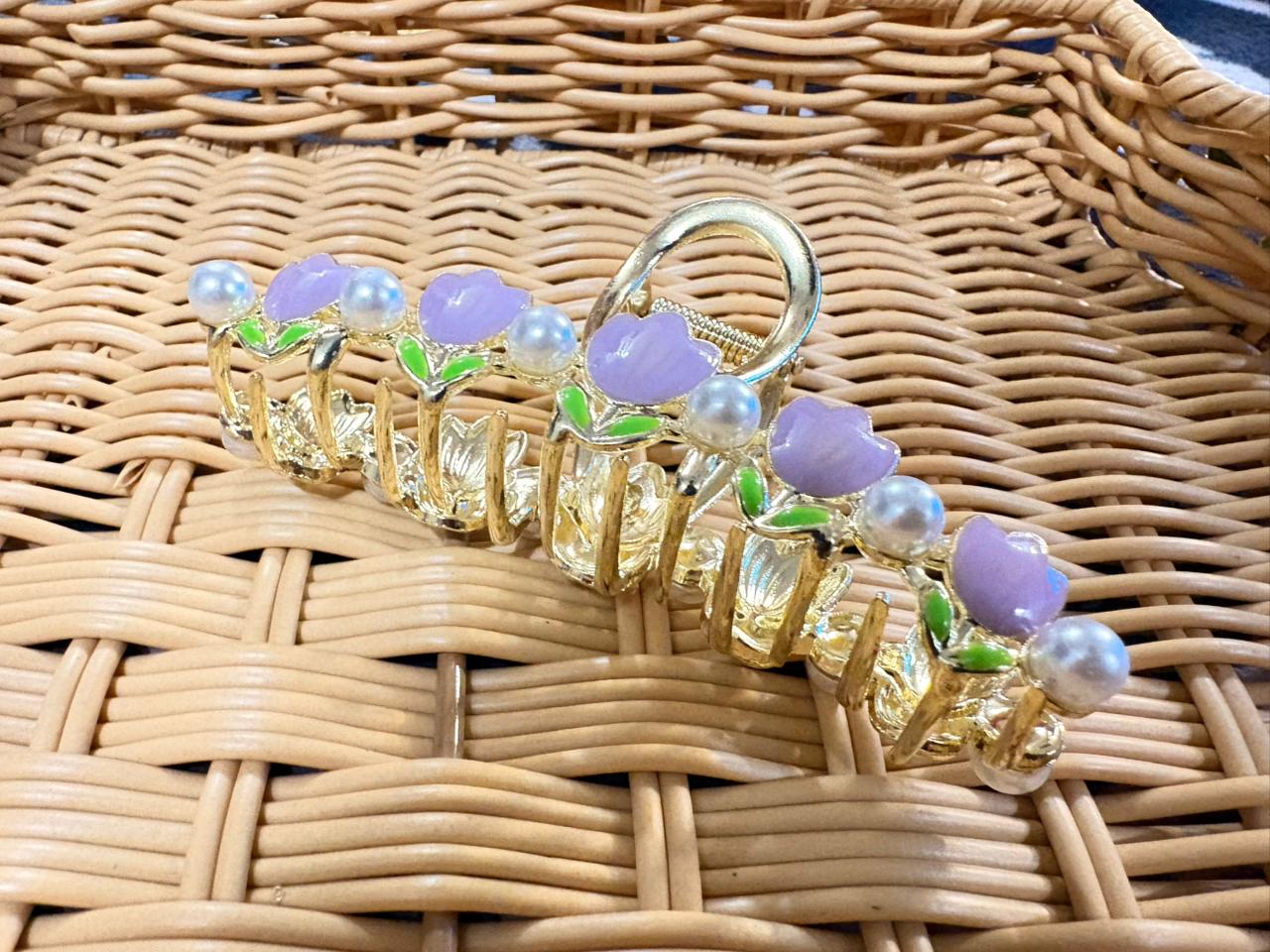 The Lavender Bloom Claw Clip