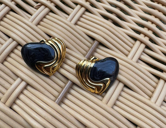 Sculptural Art Deco Earrings