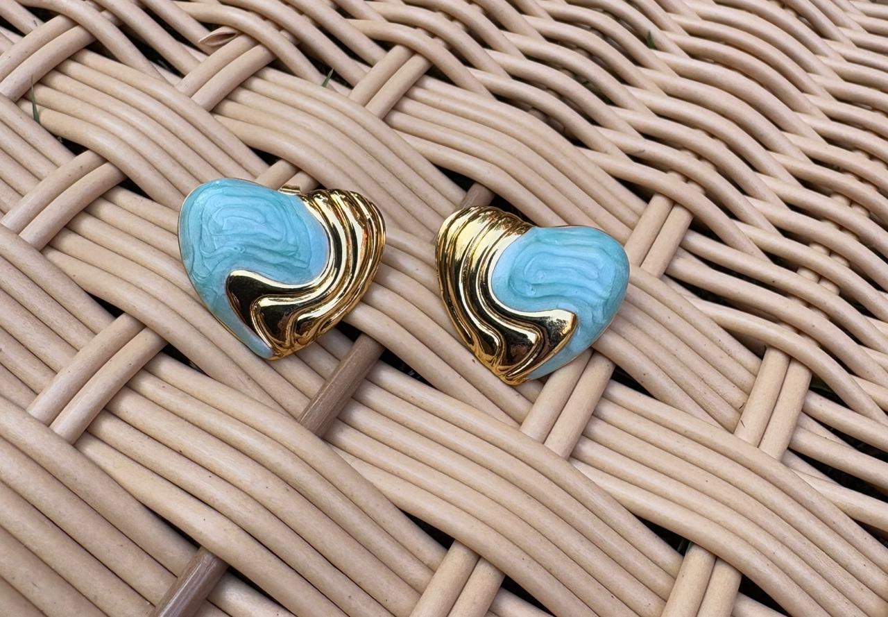 Sculptural Art Deco Earrings
