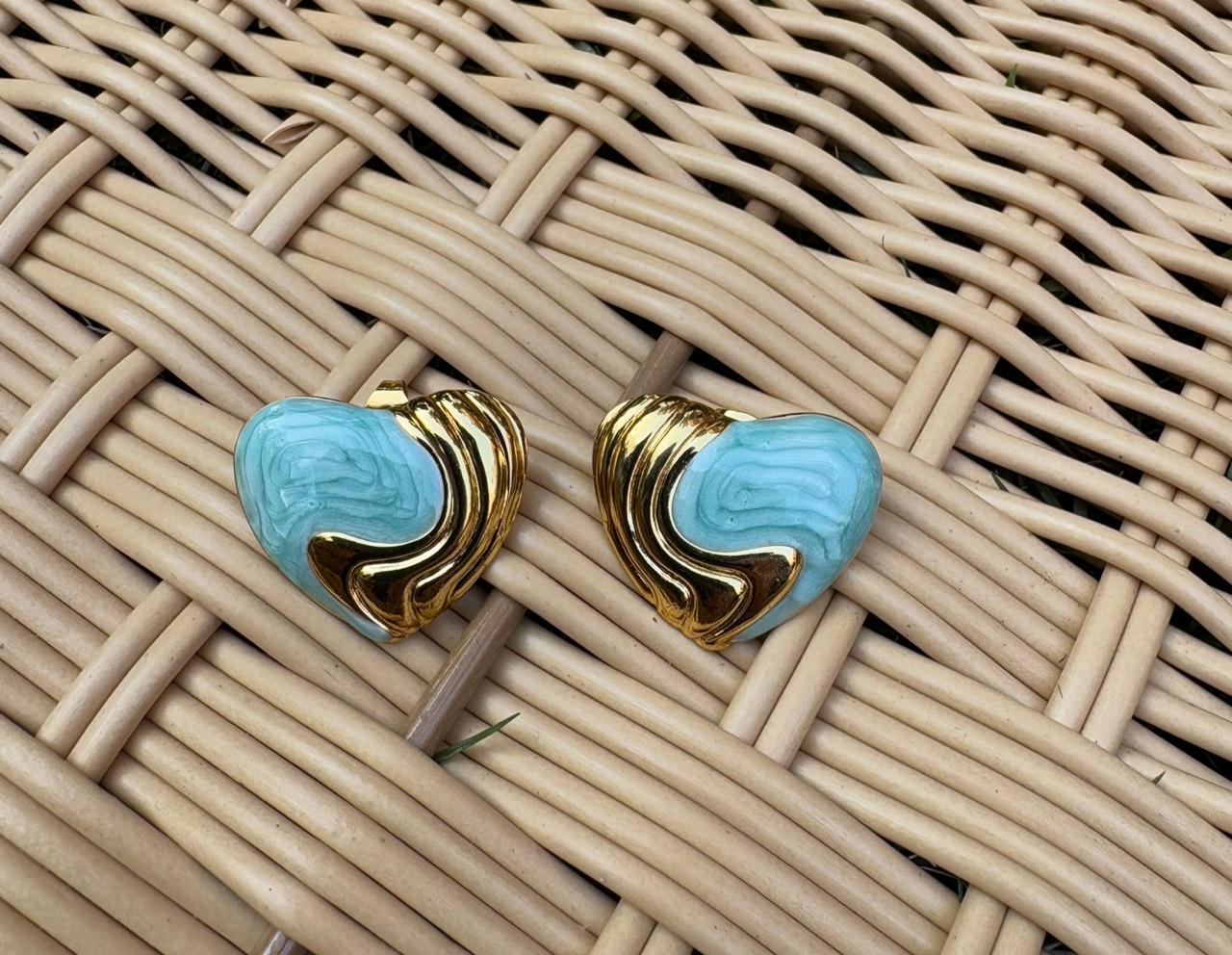Sculptural Art Deco Earrings