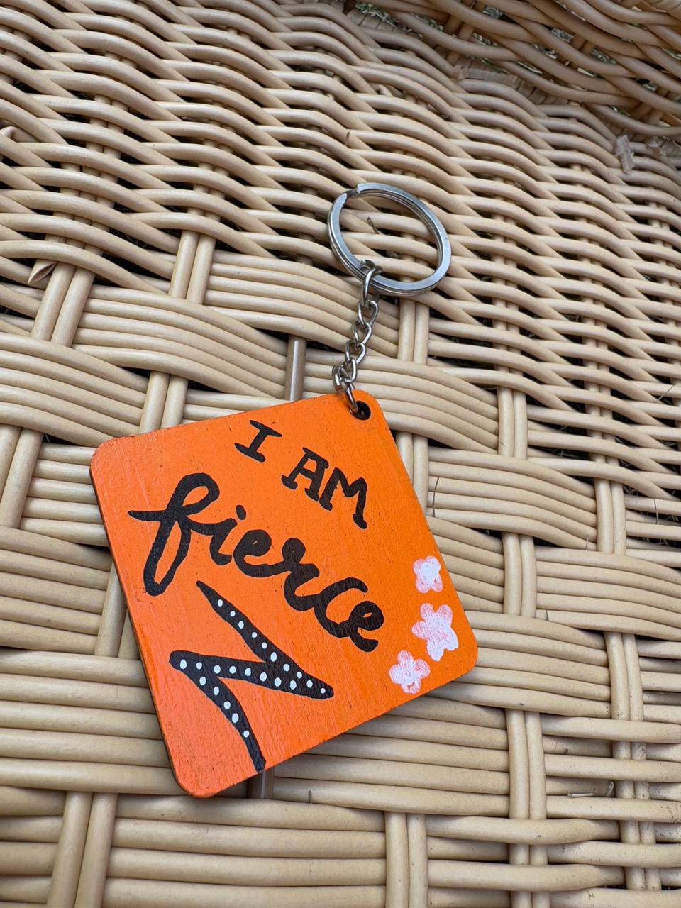 Handmade Quote Keychain