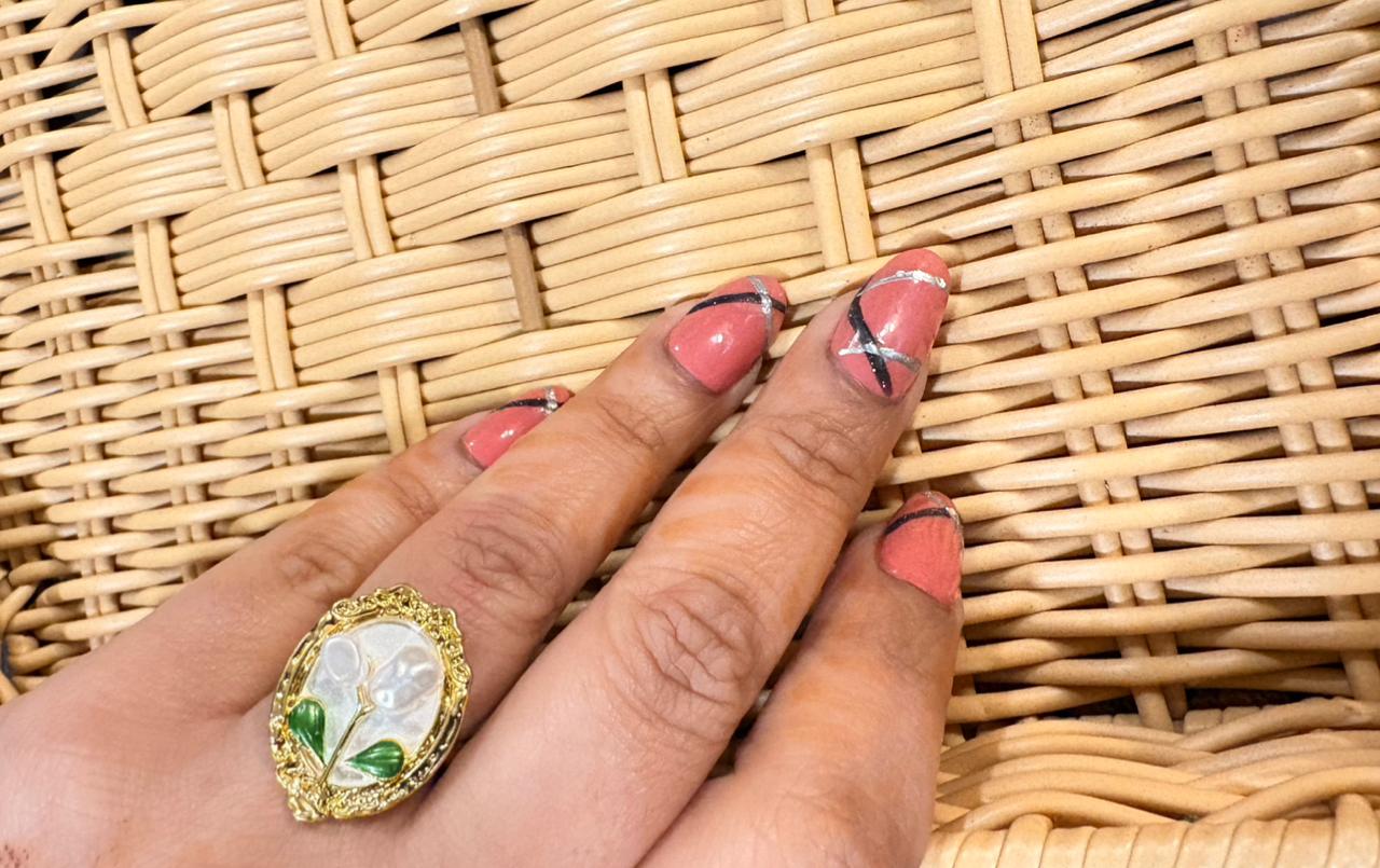 The Alabaster Tulip Ring