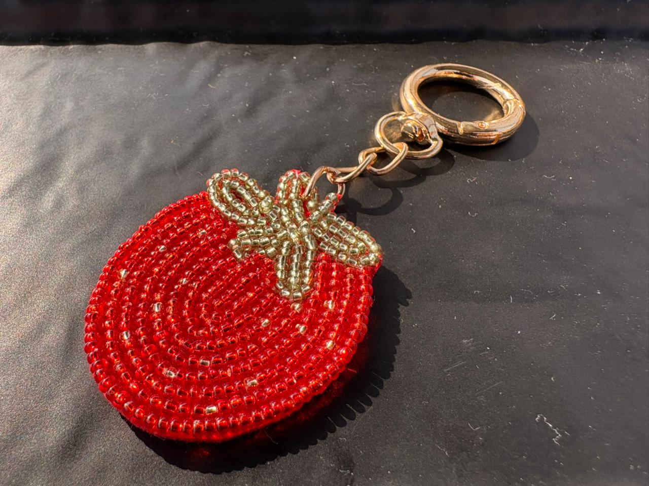 Artisan Beaded Keychain
