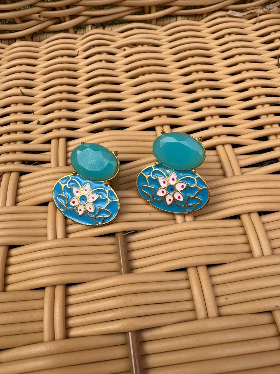 Meenakari Artisan Earrings