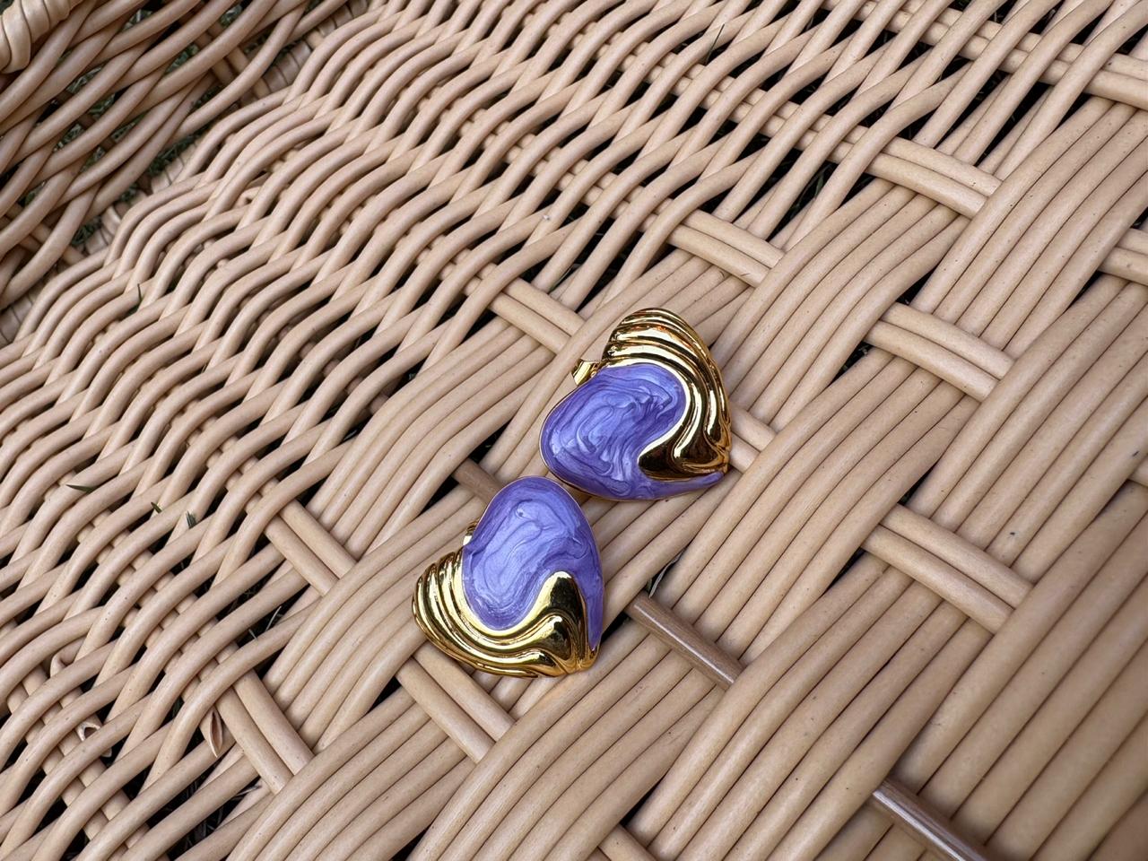 Sculptural Art Deco Earrings