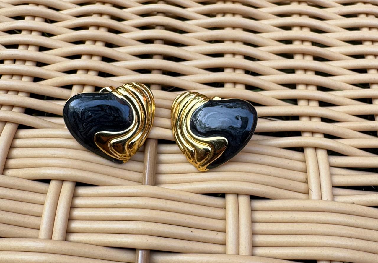 Sculptural Art Deco Earrings