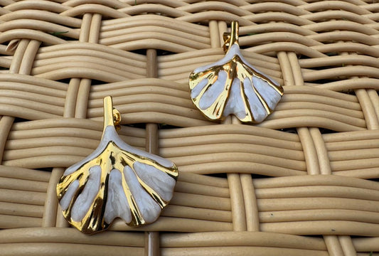 Sculptural Leaf Earrings