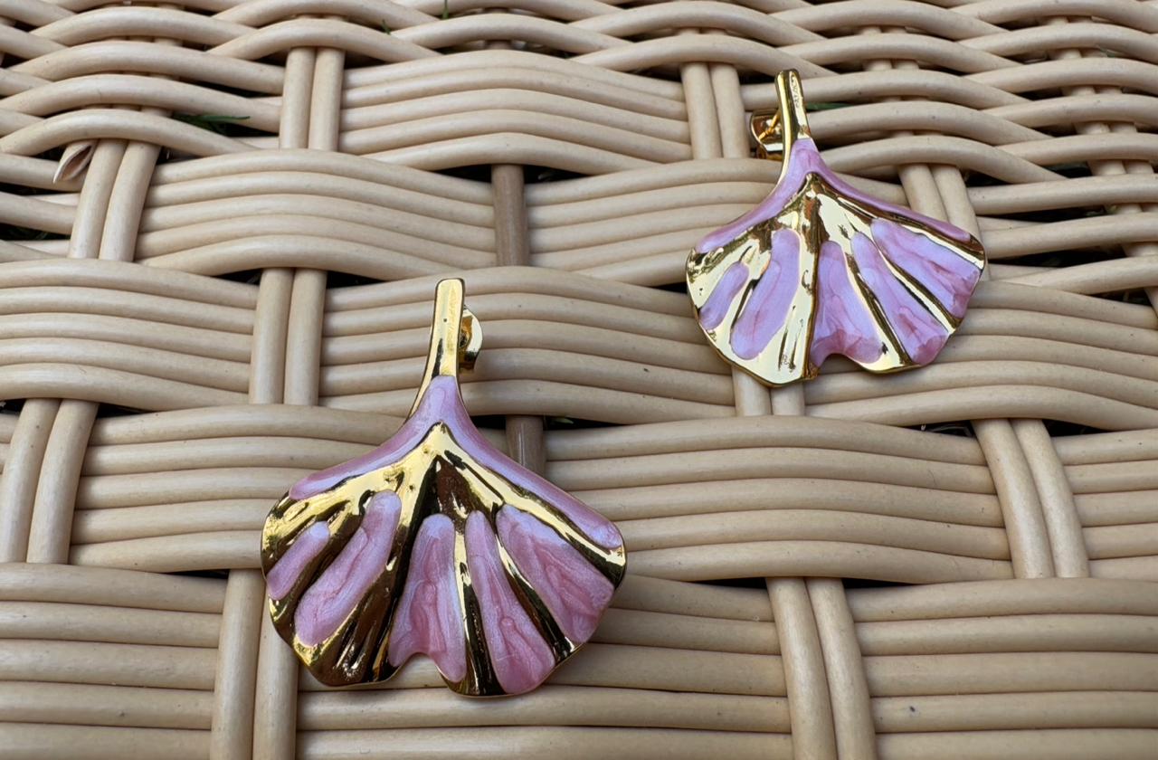 Sculptural Leaf Earrings