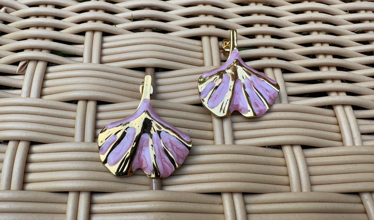 Sculptural Leaf Earrings