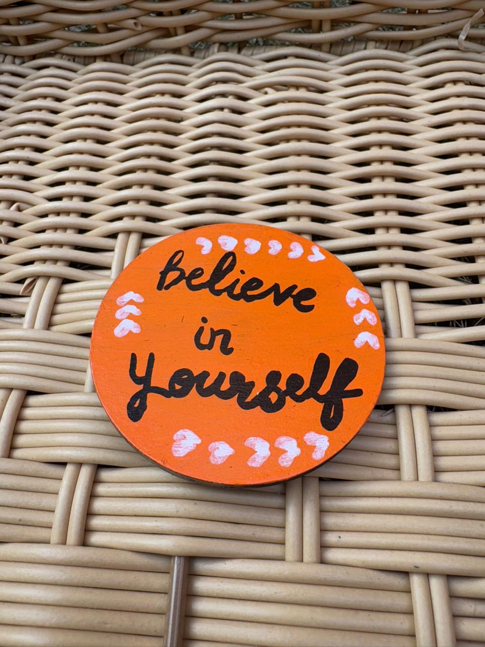 Believe fridge magnet