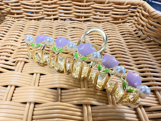 The Lavender Bloom Claw Clip